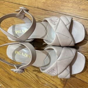 Prada Women's Cream Sandals